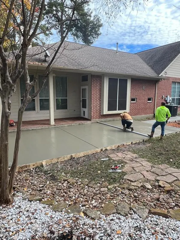 concrete construction pouring concrete in Magnolia